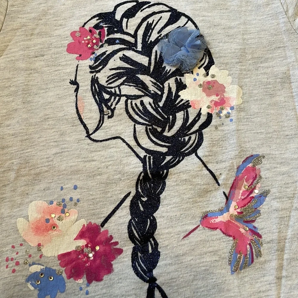 2018 “Bright Days Ahead” Pretty Braid Tee, Size S (5-6)
